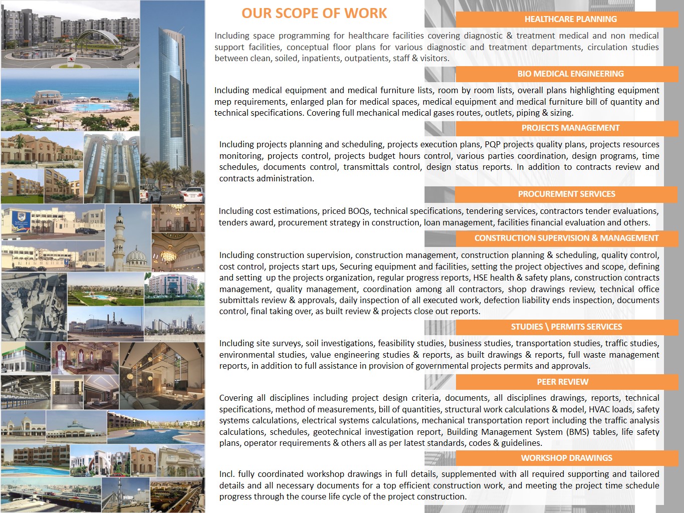 Our Services – PEC PROJECTS Engineering Consultancy